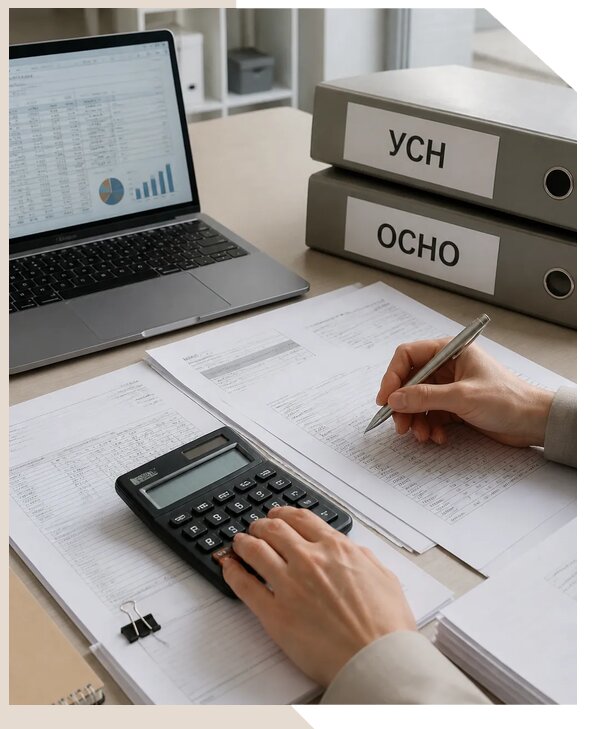 Бухгалтерское сопровождение при совмещении режимов в Морозовске